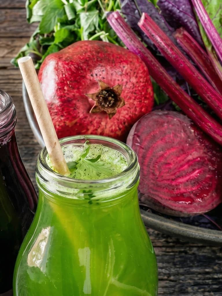 Fresh fruit and vegetable juice ingredients