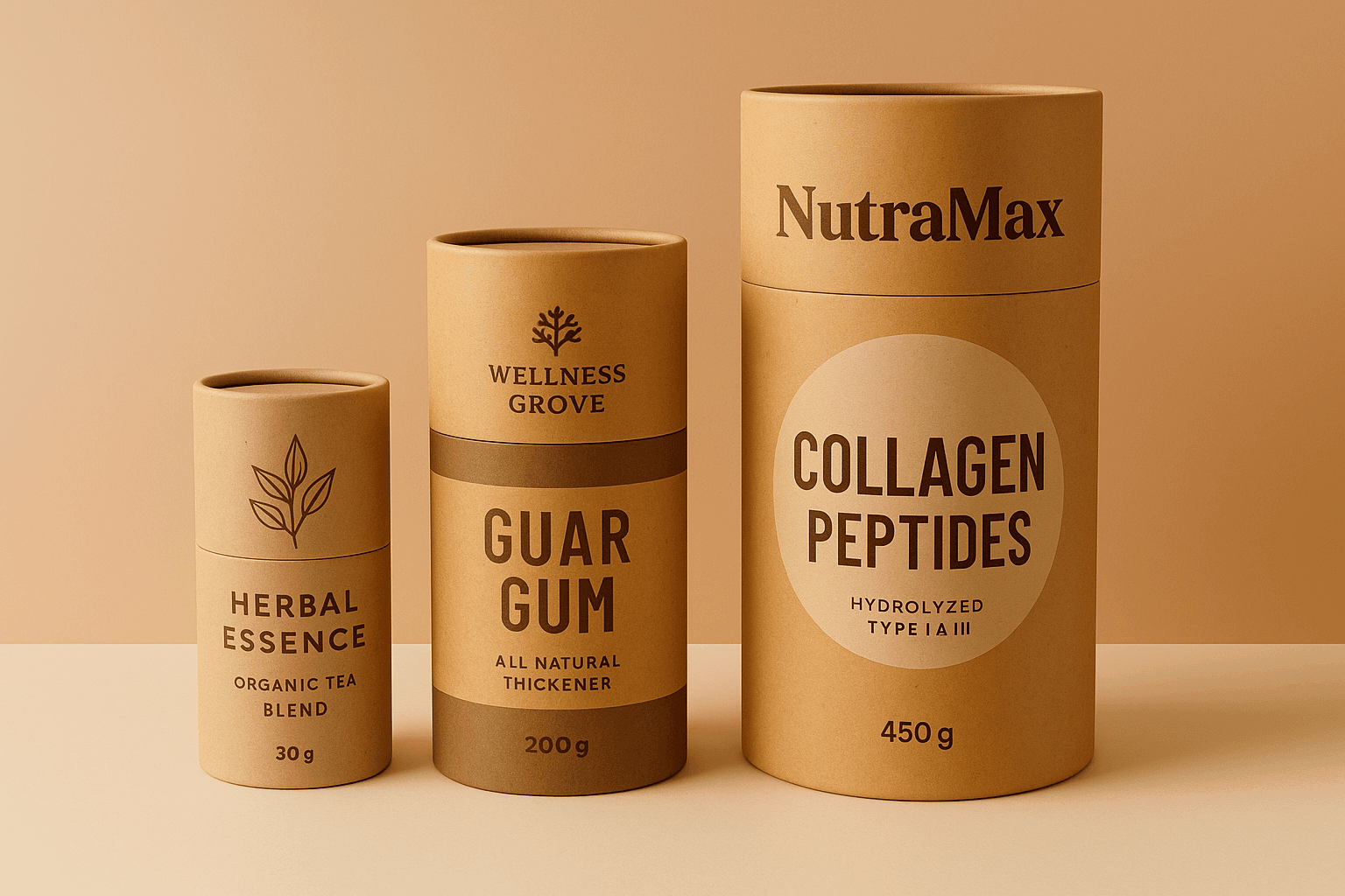 Cardboard cylinder packaging